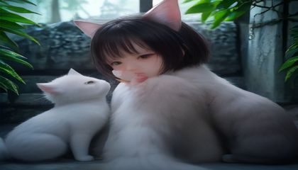 色猫新手入门避坑指南插图，一位用户正在手机上使用色猫，背景为简洁的橄榄绿色调