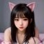 色猫用户橙子小姐头像，年轻女性用户
